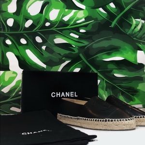Chanel Lambskin Espadrilles